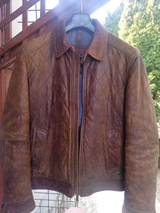 Geaca piele bărbati Massimo Dutti M