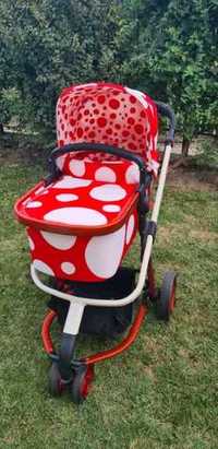 Carucio copii 2 in 1, Cosatto Giggle Red bubbles