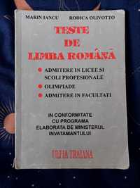 Teste de limba romana