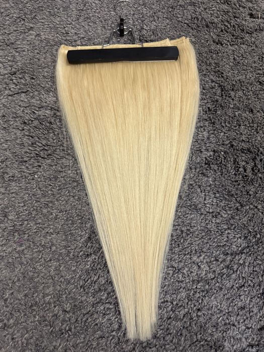 Естествена руса коса / екстеншъни на треси 58см