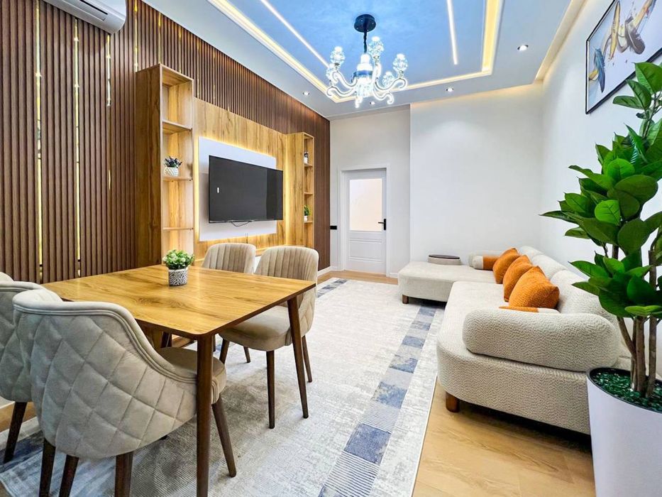 3/5/9 80м2 новостройка Паркентский, евроремонт, мебель техника