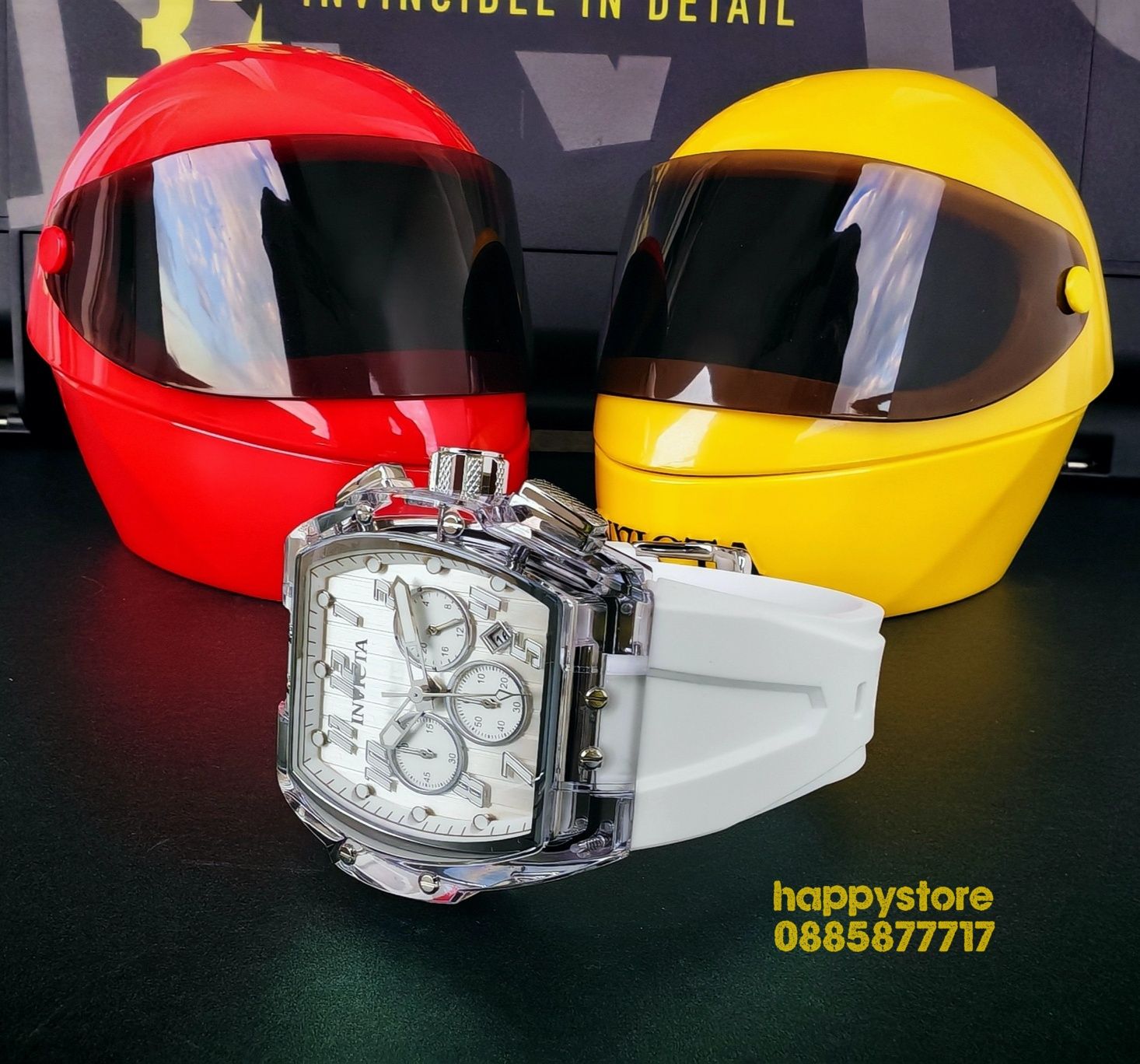 INVICTA Ghost white 47 mm, Инвикта нов ръчен часовник