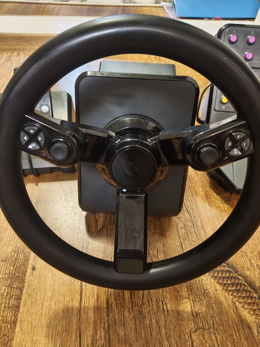 Logitech G Saitek Farm Simulator volan + joystick + panou |  complet