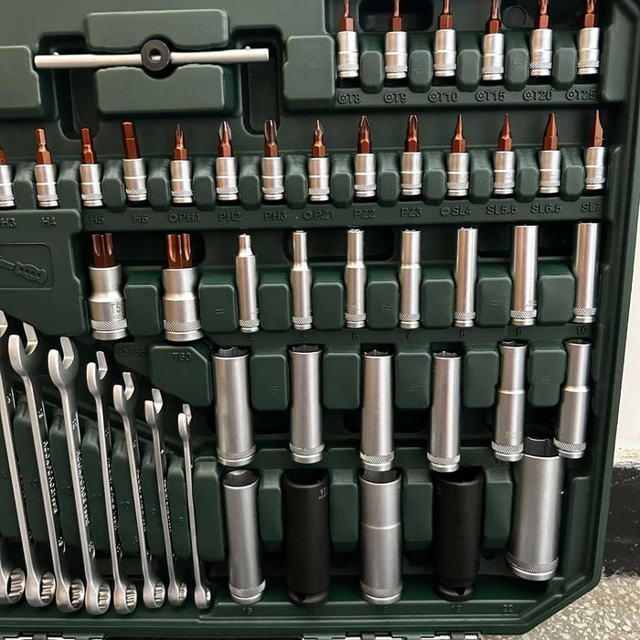 ТОП ЦЕНА !!! Комплект гедоре 216 части ROCKFORCE PREMIUM