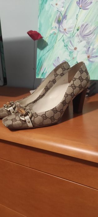 Обувки Gucci bamboo - оригинални