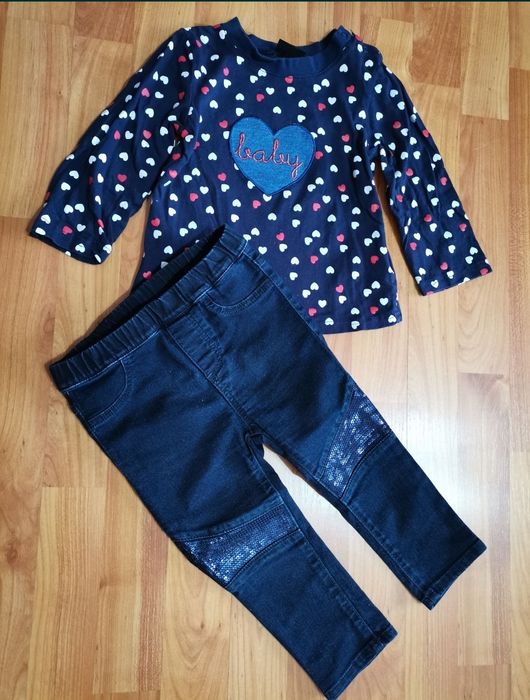 Haine fetite, compleu 1-2 ani, 86 cm.