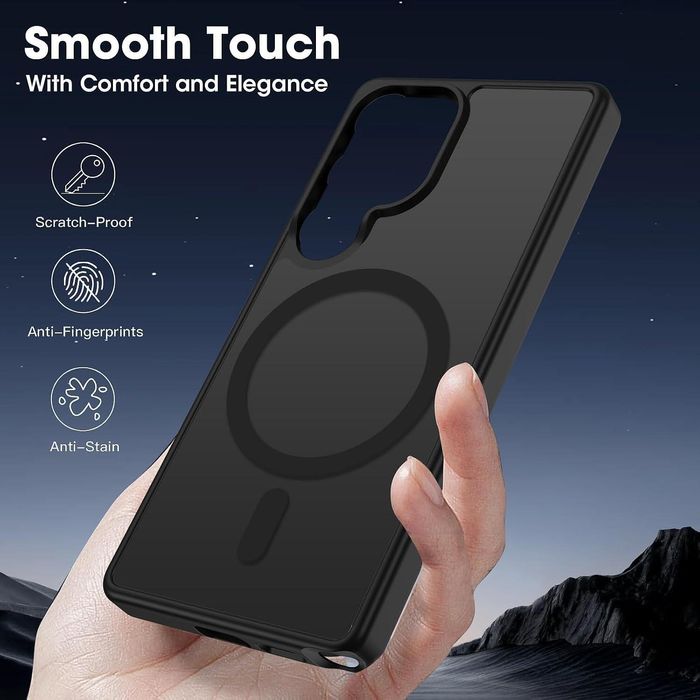 Матов magsafe кейс за samsung galaxy s25 ultra