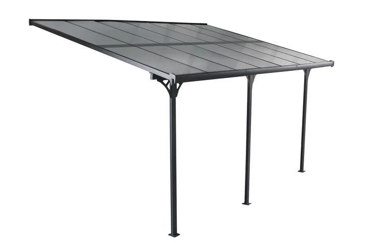 Алуминиев навес Тасос за тераса 435/300х225/270