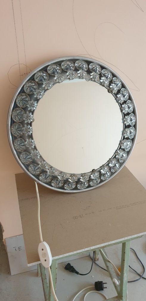 Accesoriu decorațiune cristal sticla Palwa Germania 1960