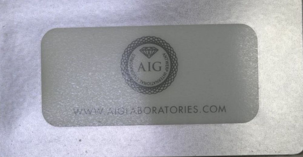 Diamant natural 0.51 ct Round Brilliant – certificat AIG