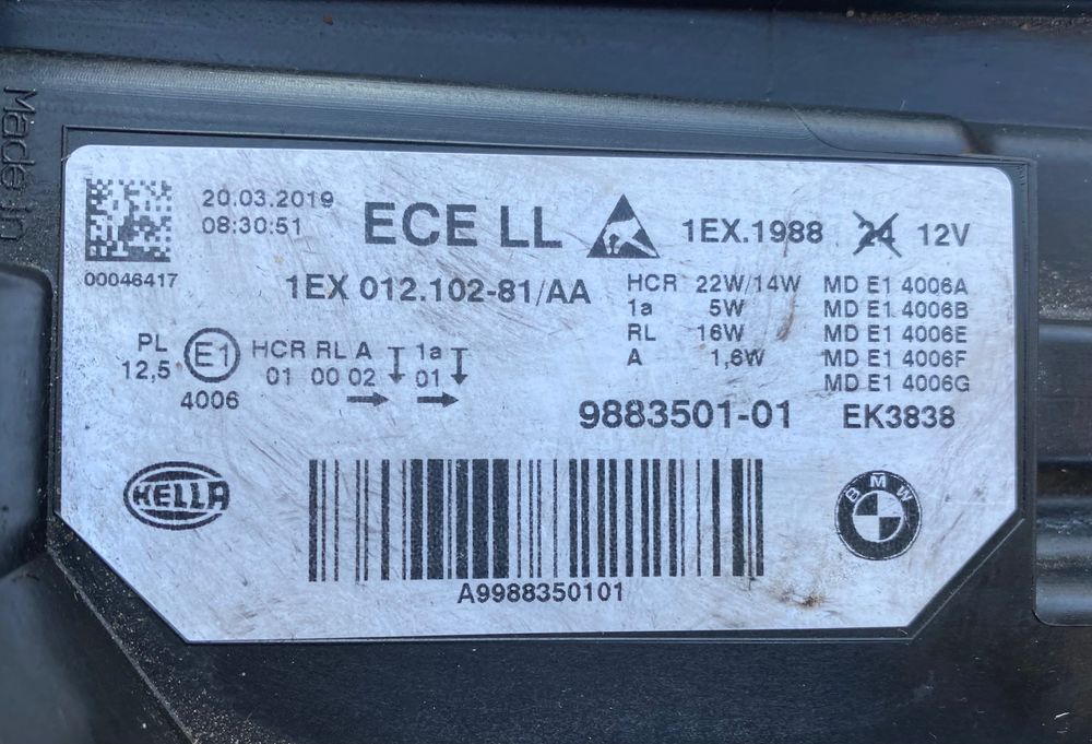 Фарове far Bmw LED фар за Бмв Ф30 Ф31 фейс Bmw 3 F30 F31 LCI