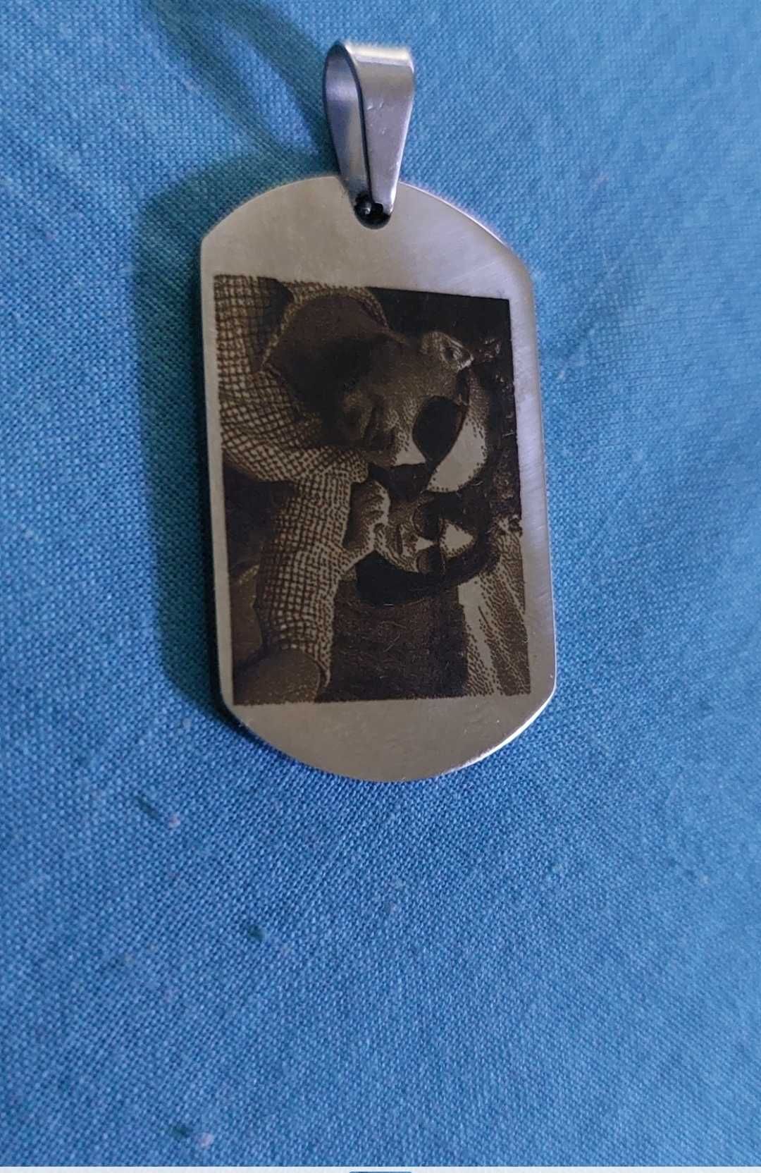 Plăcuțe inox army / dog tag - personalizate