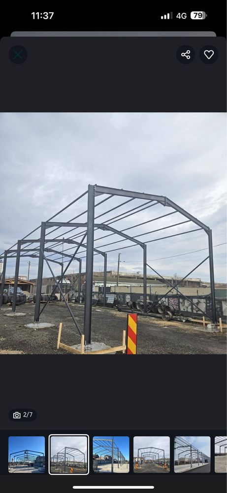 Fac hale si structuri metalice din europrofile