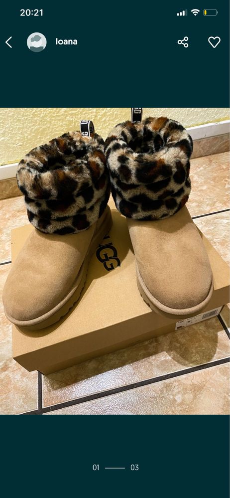 UGG, marimea 37, model deosebit