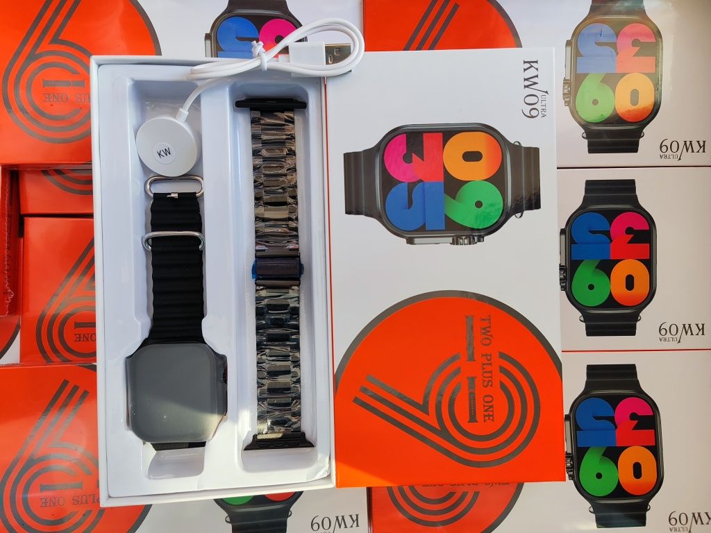 Smart watch ultra Kw09 rolex + silicone