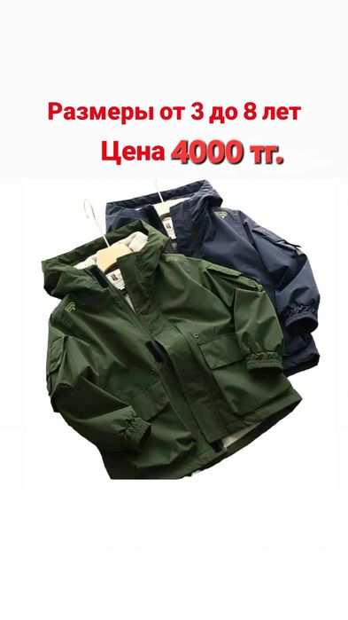 Детские куртки демисезонная