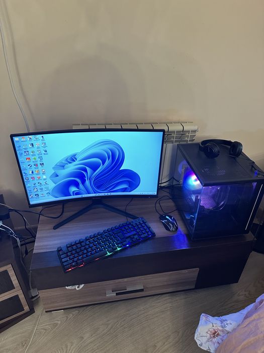 Пк полный комплект мощный сочный игровой