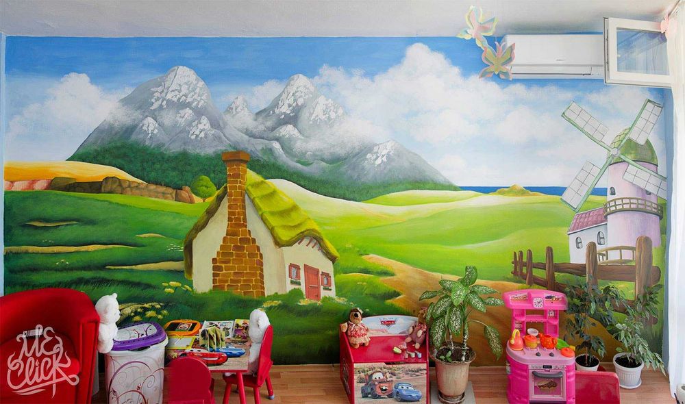 Рисуване на стени, графити
Рисуване на стени, графити (graffiti)