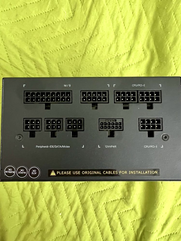 ГАРАНЦИЯ ДО 2028г. Захранване Gigabyte 850W, 80+ GOLD Модулярно