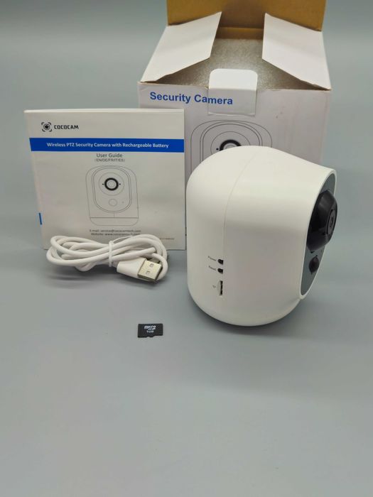 Вътрешна 2K WiFi PTZ камера  с абатерия 5200mAh, нощно виждане и AI