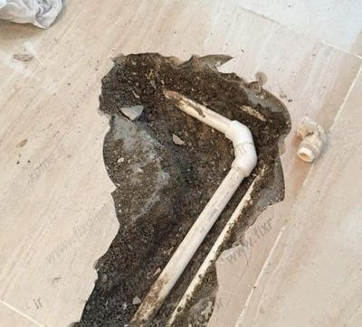 Обнаружение  протечка воды,  акустический течеи  и тепловизором