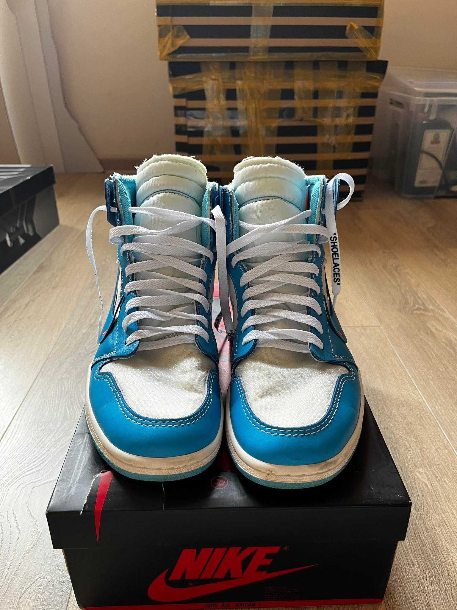 Nike Air Jordan 1 x Off White University Blue - Chicago