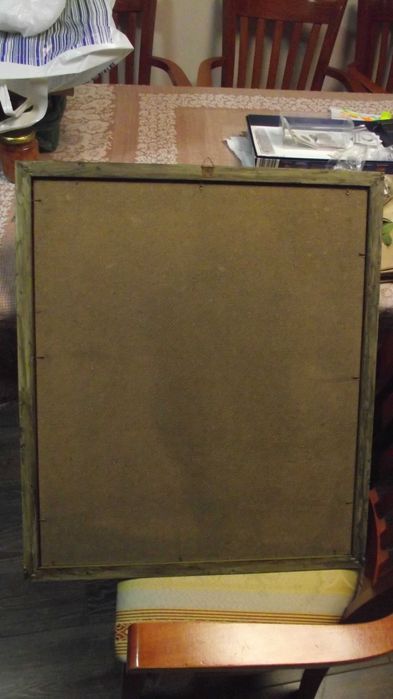 СТАРА картина - / Пейзаж - Брези /- масло - Супер -