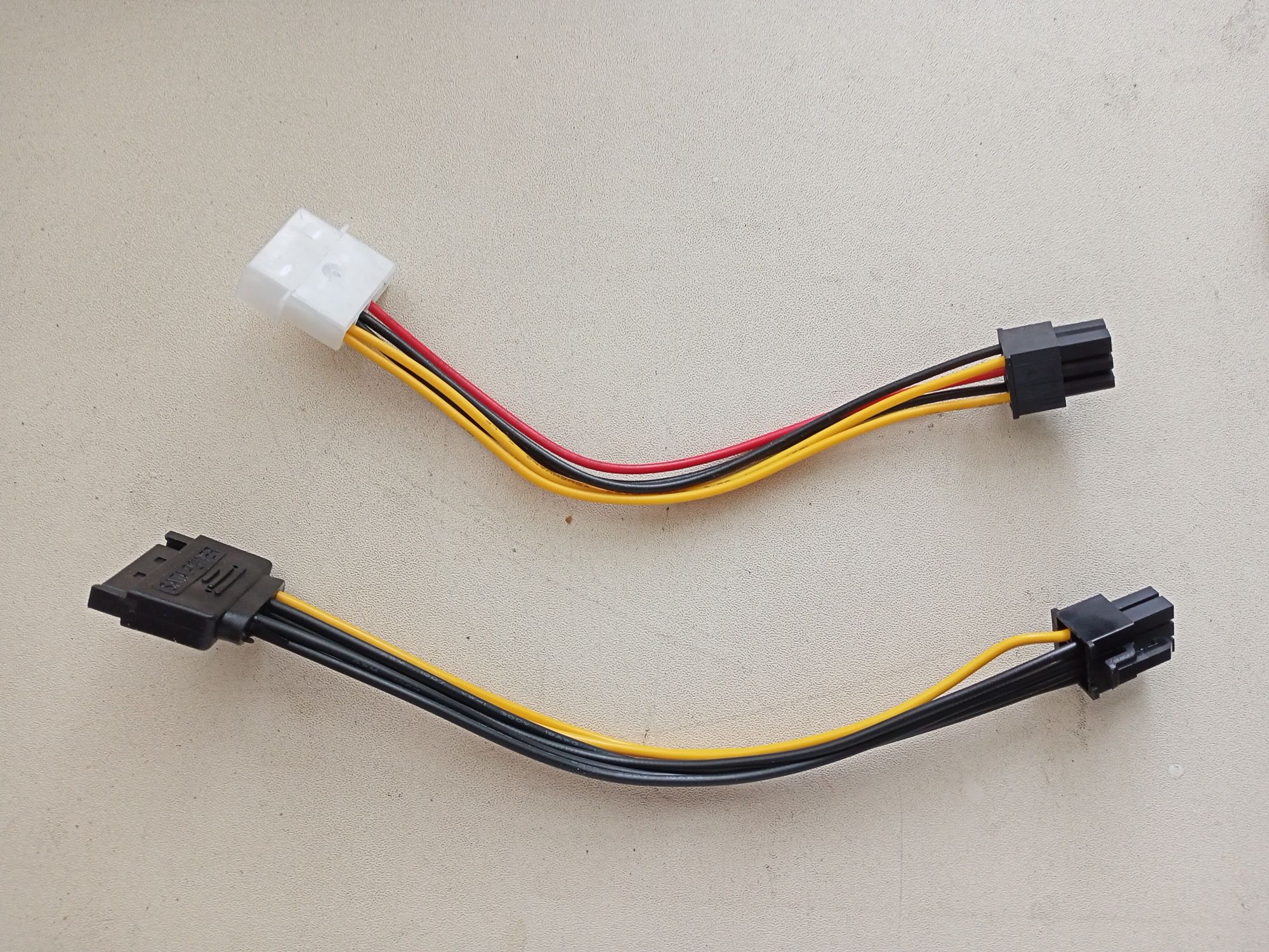 Переходник с sata или molex на PCI 6pin/ кабель питания для видеокарт