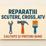 Reparații scuter,cross, atv