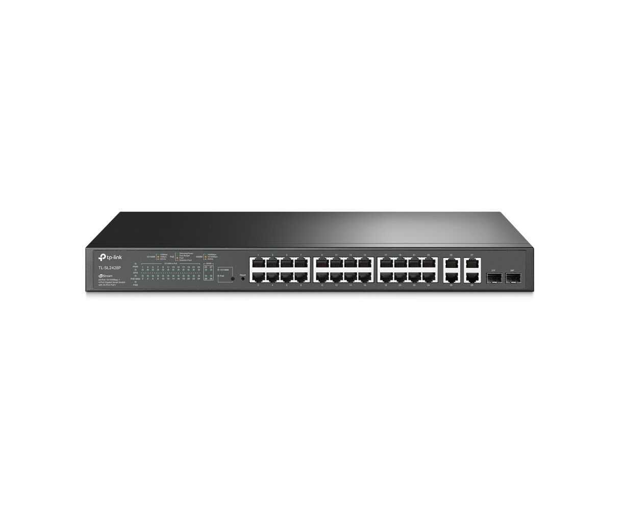 TP-Link TL-SL2428P — 24-портовый Fast Ethernet PoE+