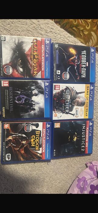 Продам игры на ps 4