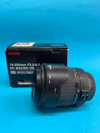 Обектив Sigma 18-250mm f/3.5-6.3 DC Macro OS / Перфектен