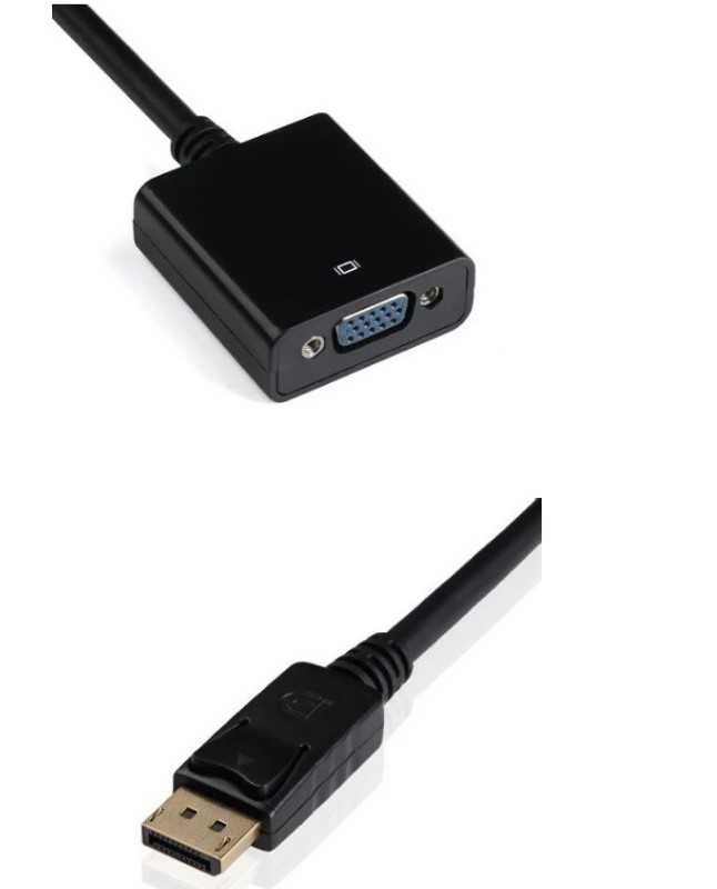 Adaptor DisplayPort la VGA sau HDMI  - nou