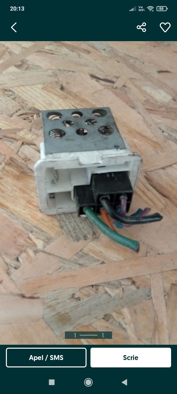 Rezistența ventilator habitaclu Opel Astra G