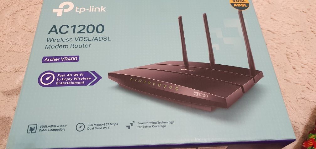 Модем TP-Link AC1200 Archer VR400