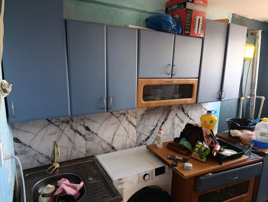 Кухонный гарнитур в нормальном состоянии