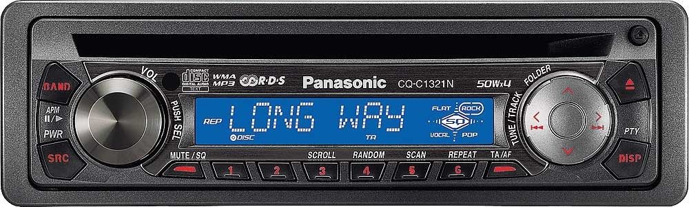 Автомобильный CD-MP3-WMA-ресивер Panasonic CQ-C1321N