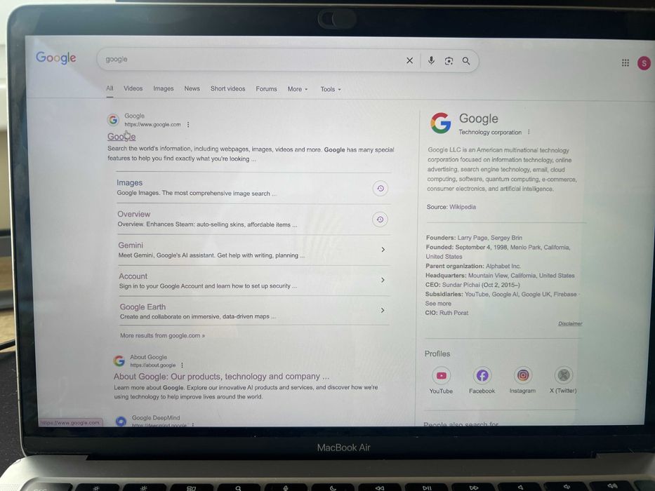 Macbook Air M1 16GB RAM