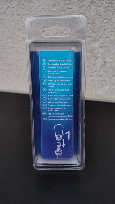 Buton vite negru crom nuca maneta schimbator maciulie universal