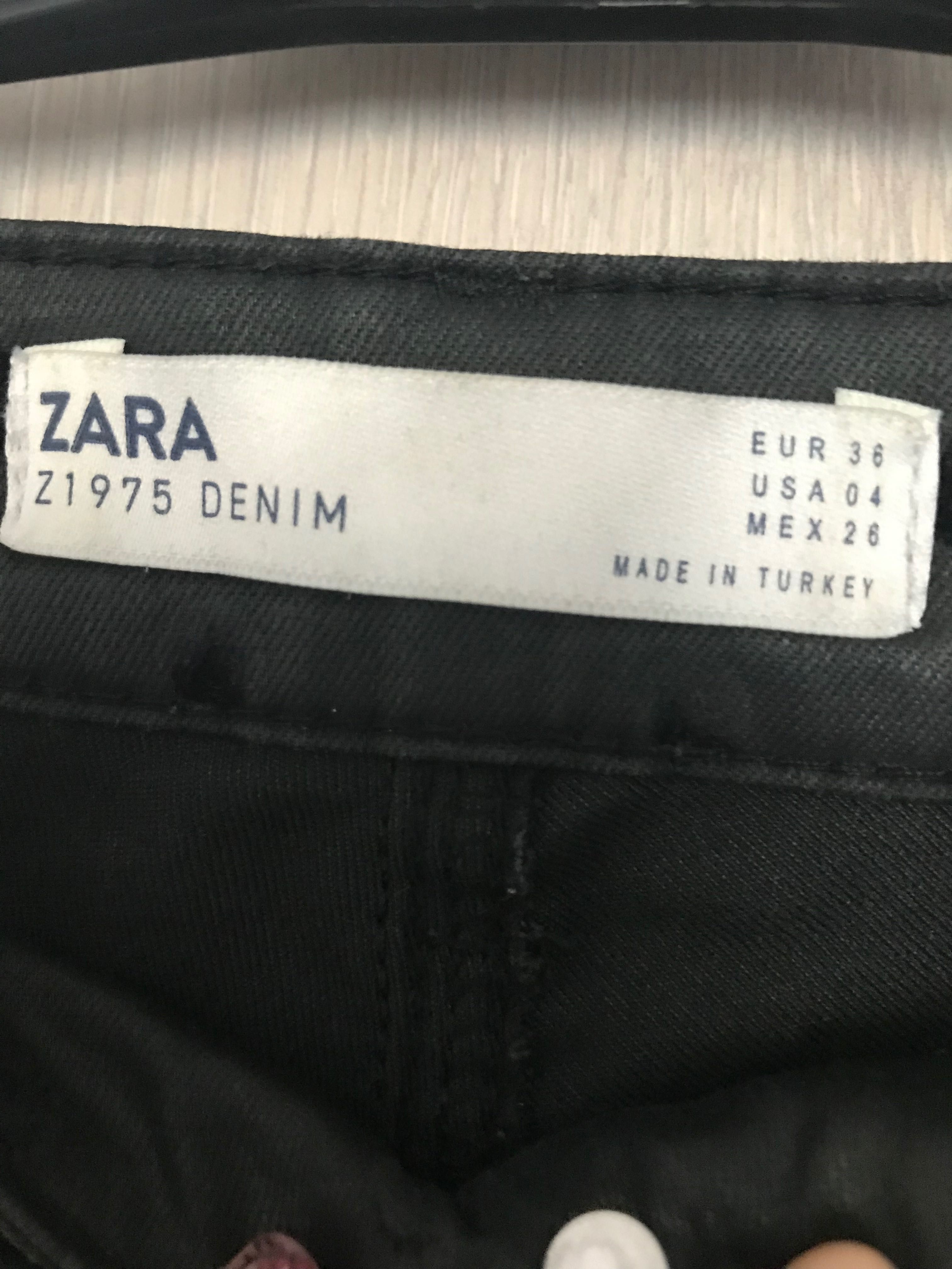 Pantaloni de piele Zara Mărimea 36