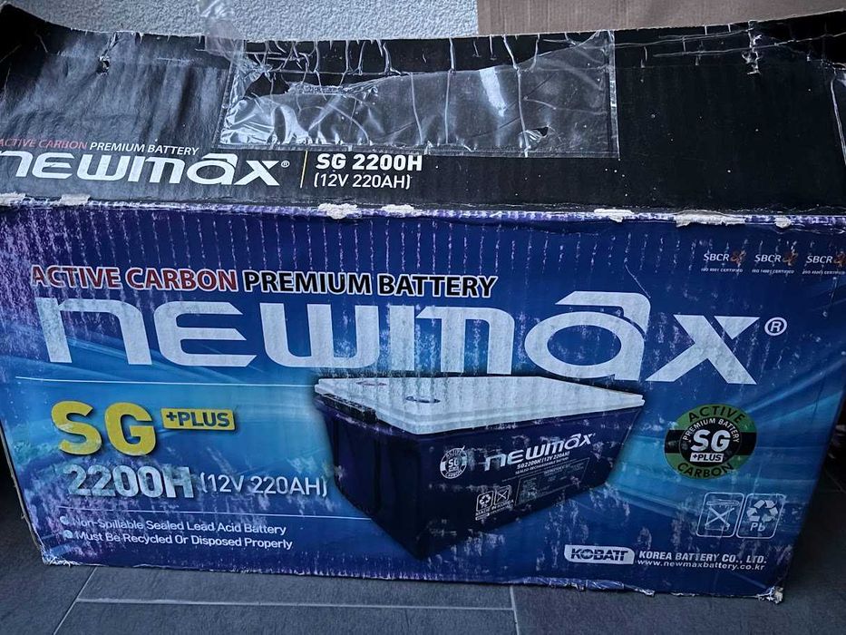 Baterie GEL Newmax 220Ah 12V – pentru solar / off-grid – Sibiu