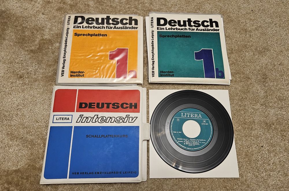 Грамофонни плочи - курс по немски език
