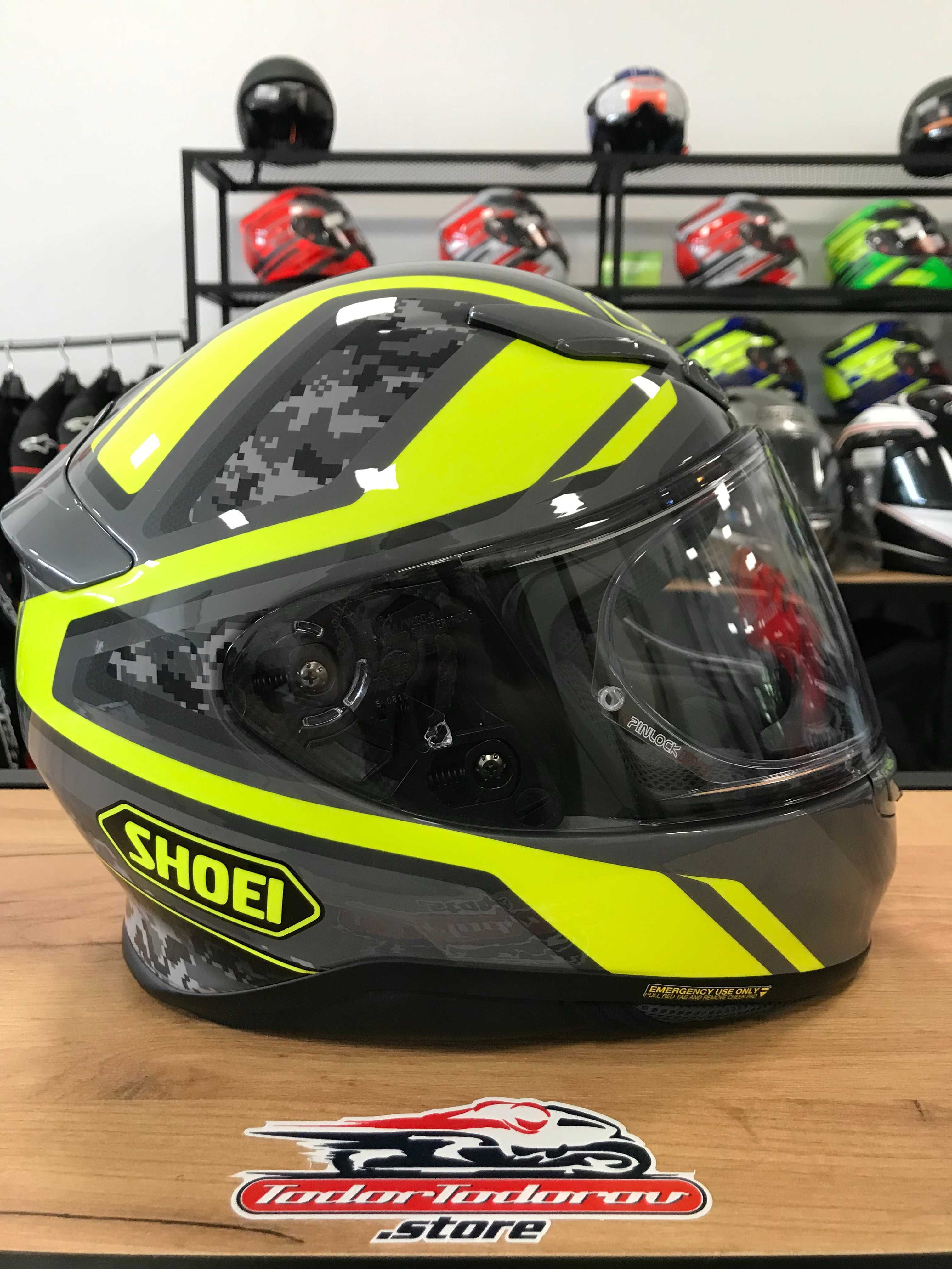 Мото каска SHOEI NXR,размер XS,плака,висок клас,много запазена