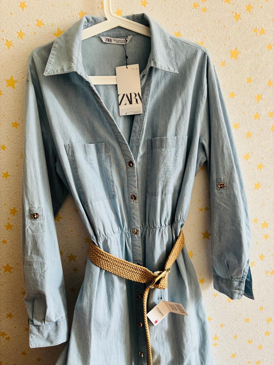 Платье рубашка Zara