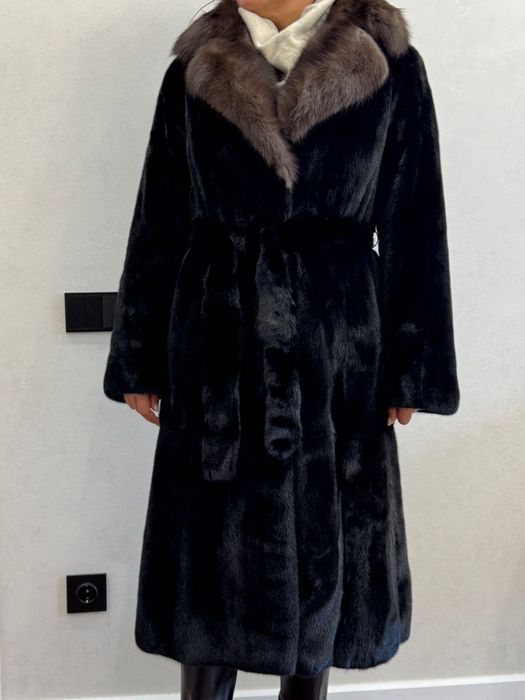 Шуба стриженная норка