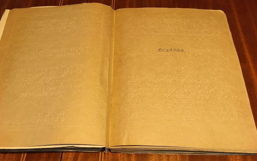 Asociația Nevăzătorilor din România - lot 19 manuale alfabetul Braille