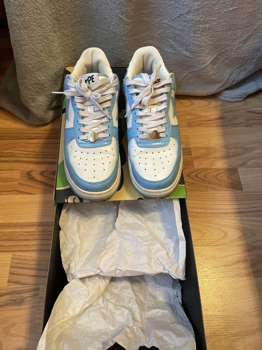 Adidasi Bape Sta Low Blue