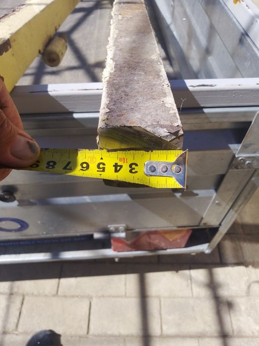 Bară fier brut 50/50 mm, fier rotund fi35