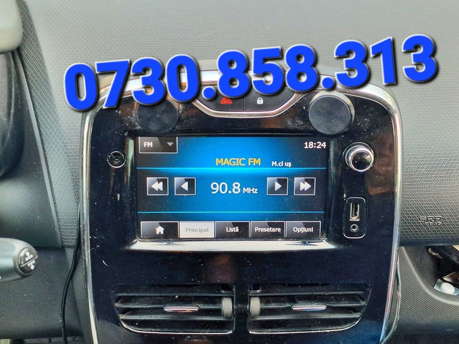 Renault Clio 4 camera video reverse marsarier Renault Captur Media Nav