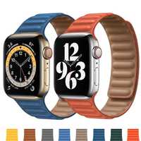 Curea piele magnetica ceas Apple Watch 8 7 6 5 4 3 42mm 44mm 45mm